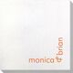Corner Text with Ampersand Bamboo Luxe Napkins Image 2 of 2
